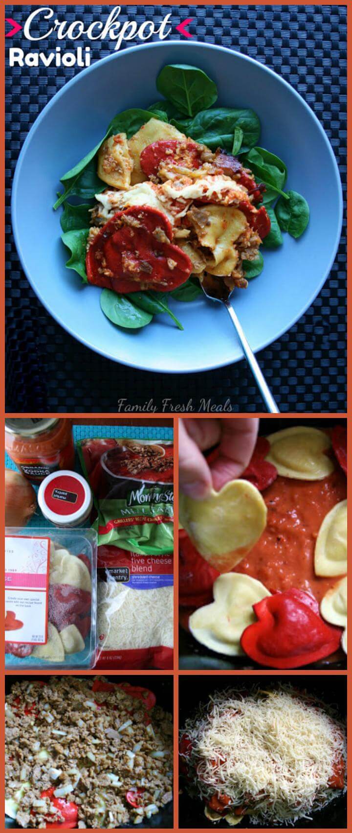 yummy crockpot ravioli recipe