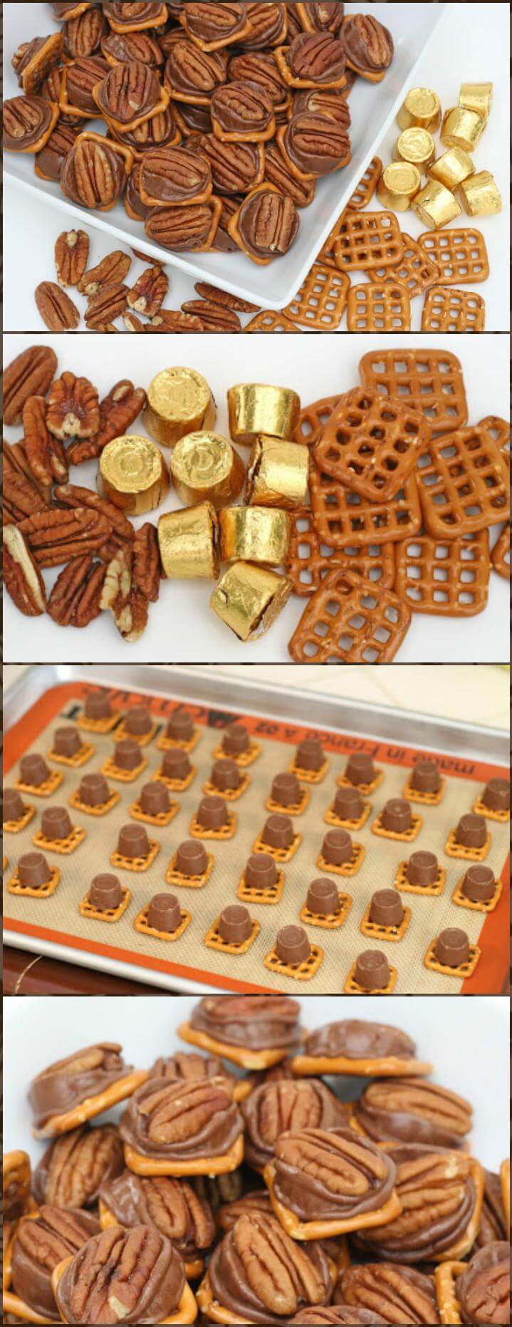 Rolo pretzel bites