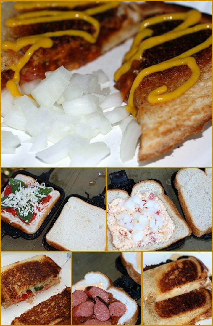 pie iron coney dog pie