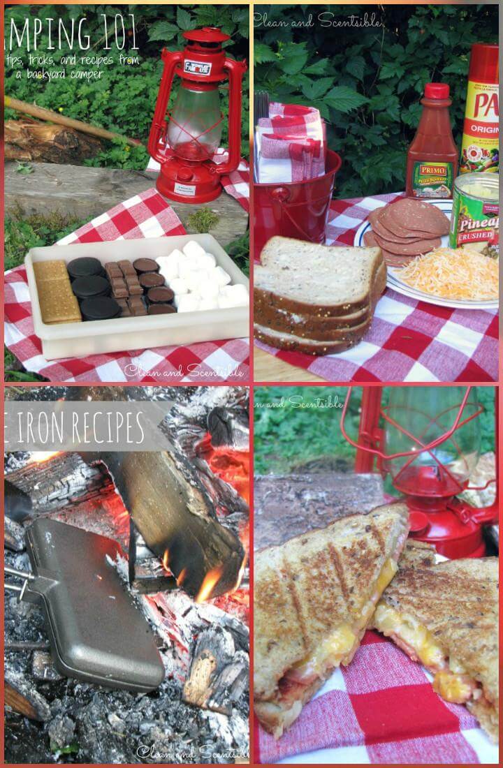 pie iron ham pineapple pizza pocket