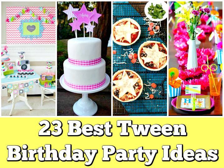 23 Tween Birthday Party Ideas For Your Tween Or Teen Girls DIY Crafts