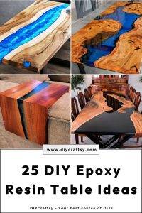 25 DIY Epoxy Resin Table Ideas