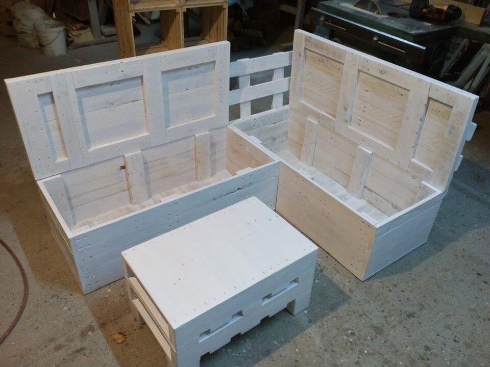 handmade pallet sectional sofa