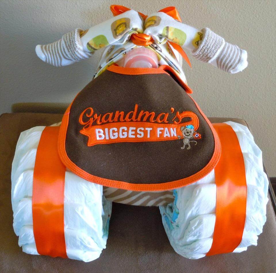  cool tricycle diaper cake