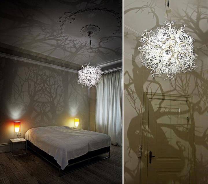 creative lampshade that will turn your room into forest
