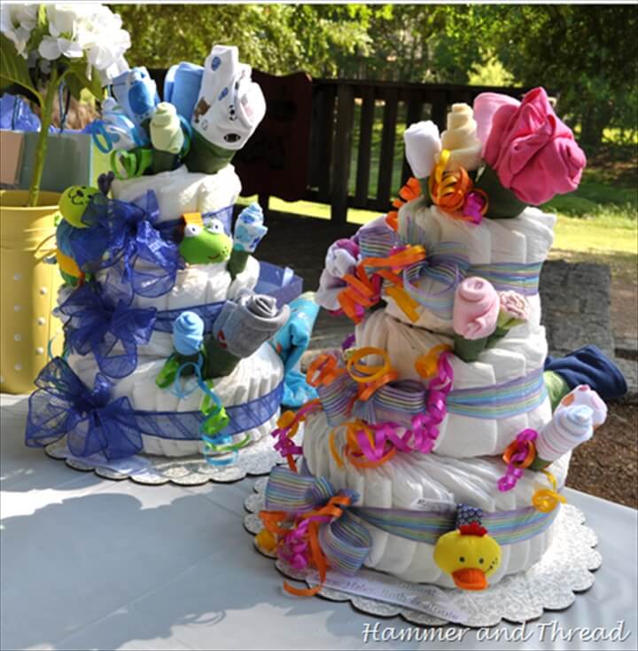 upea baby shower cake centerpieces