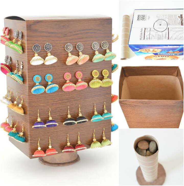 Wooden jewelry box DIY craft for jewelry display, jewelry storage box | eBay