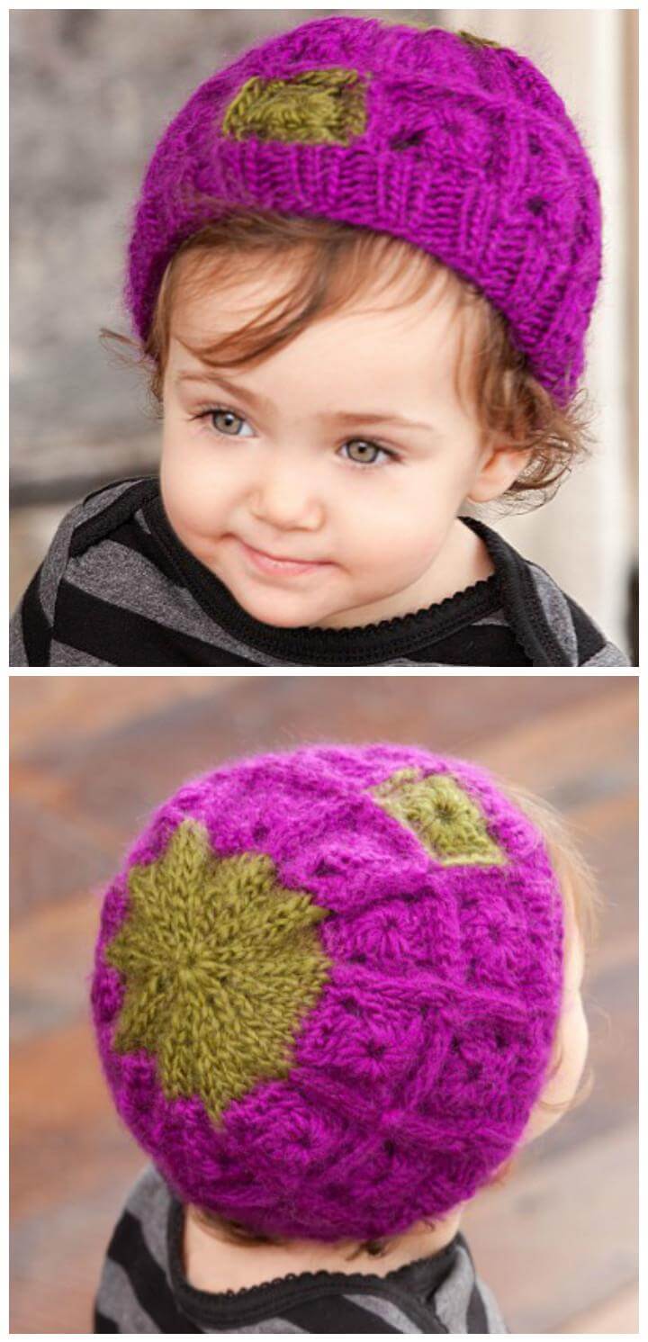 free crochet baby hat pattern