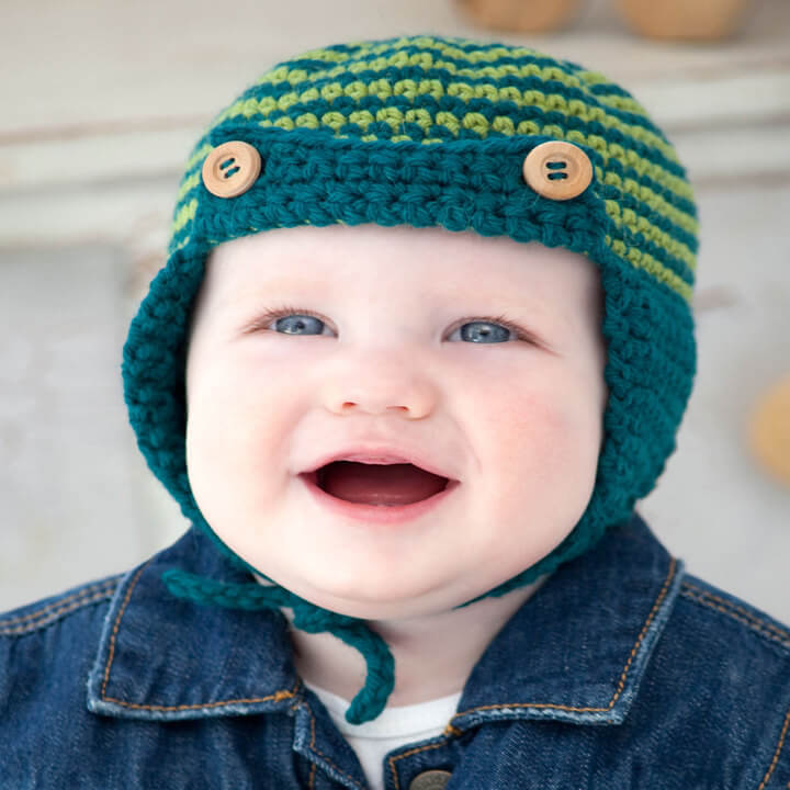 super cute baby crochet sherlock hat