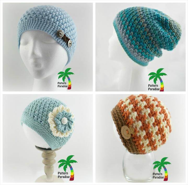 free crochet julia's hat patterns