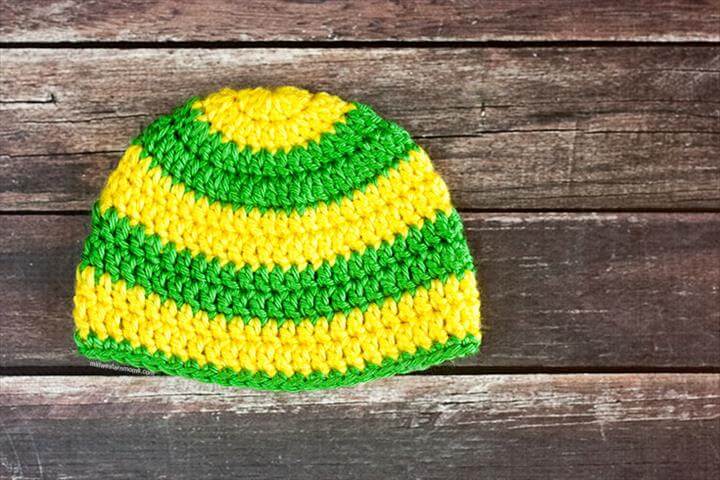 free striped baby free crochet pattern