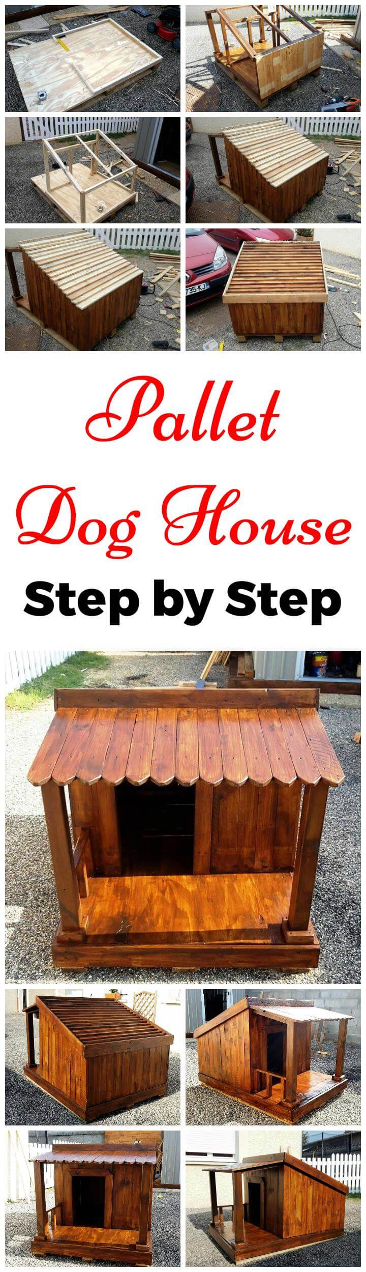 Pallet Dog House - Step by Step Plan - DIY &amp; Crafts