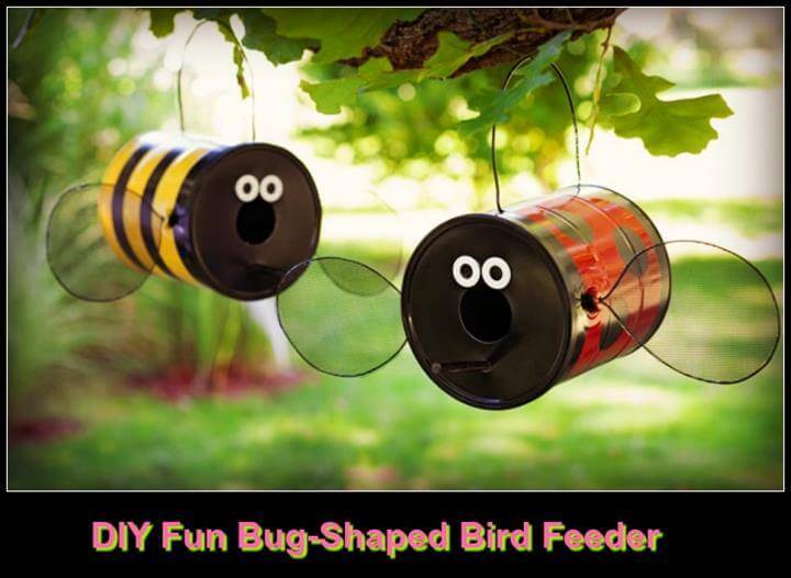 beautiful fun bug shaped bird feeder