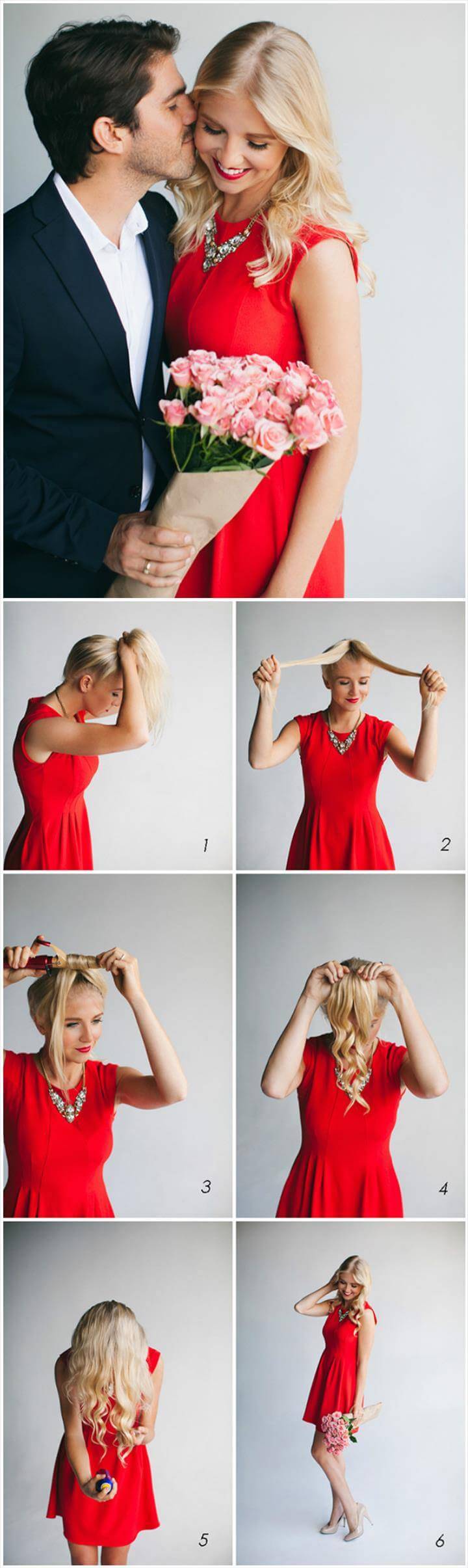 easy and quick curl hairstyle