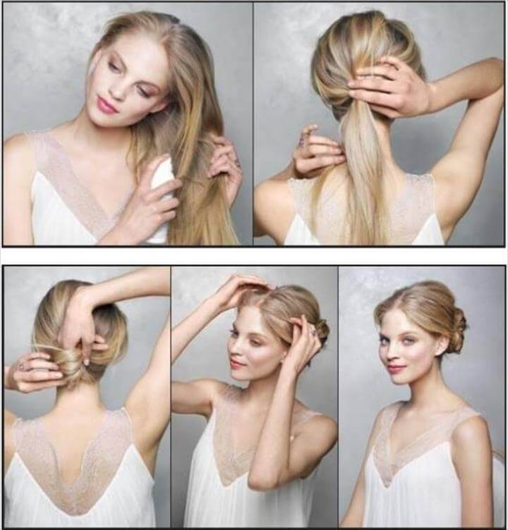 romantic french twist hairstyle