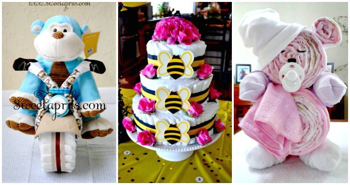 how to make a princess carriage diaper cake