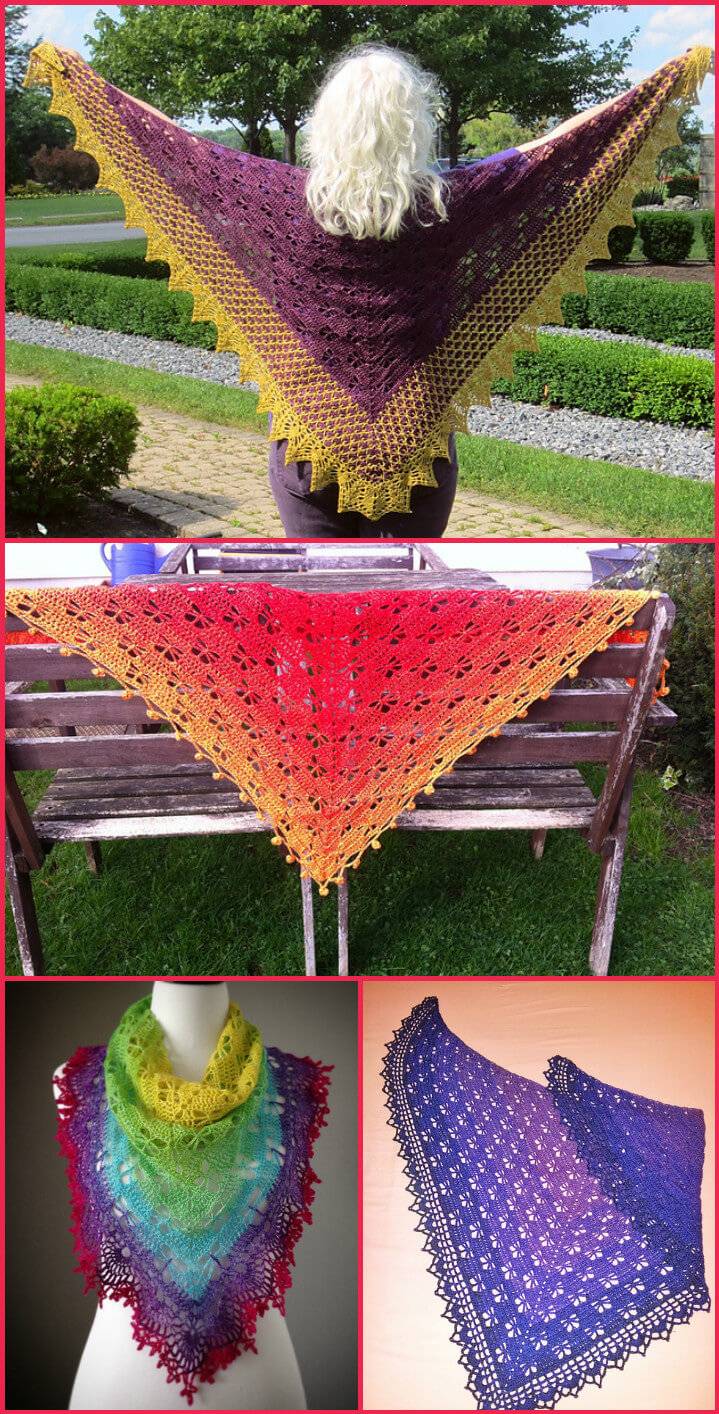 easy crochet butterfly stitch prayer shawl