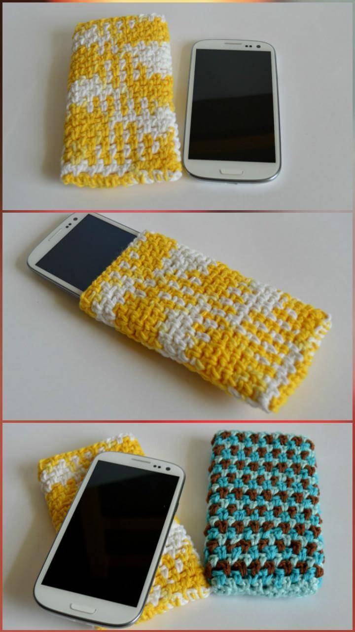 free crochet galaxy s3 cover pattern
