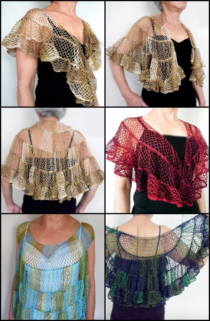 breathy crochet Sophia's shawl