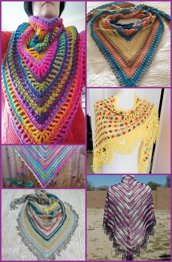 free crochet the Lydia shawl pattern