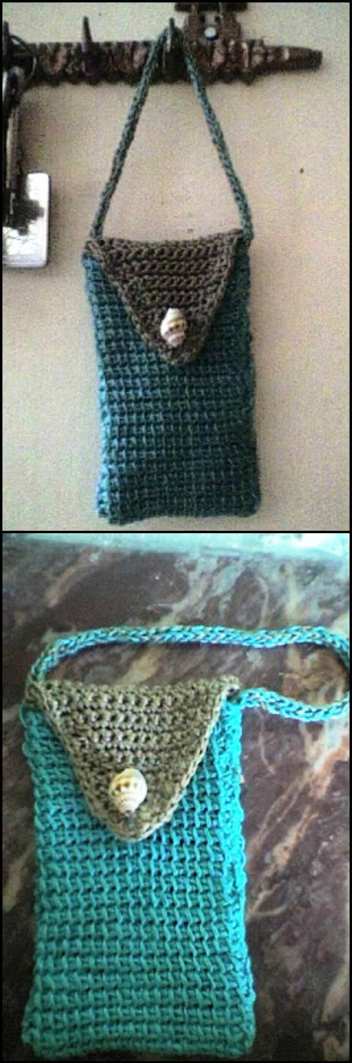 Crochet Cell Phone Bag Free Pattern | IUCN Water