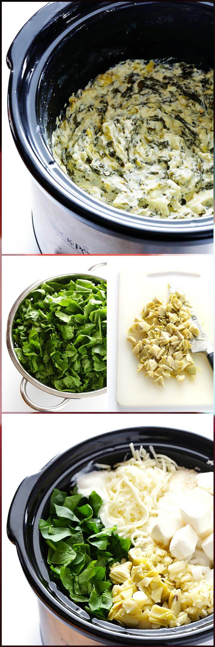 spinach artichoke pasta crock pot recipe spinach artichoke pasta crock pot recipe