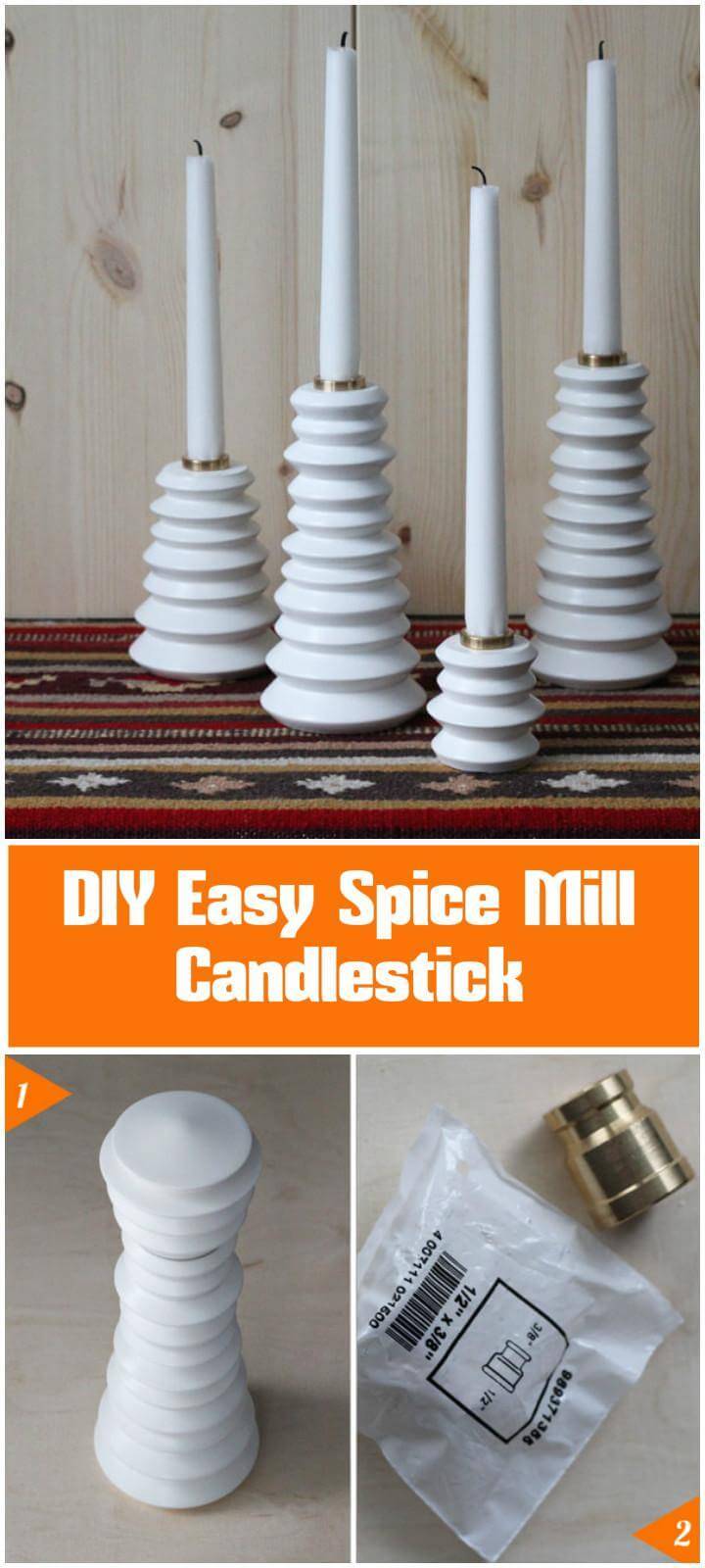 Pretty DIY Candle Holders