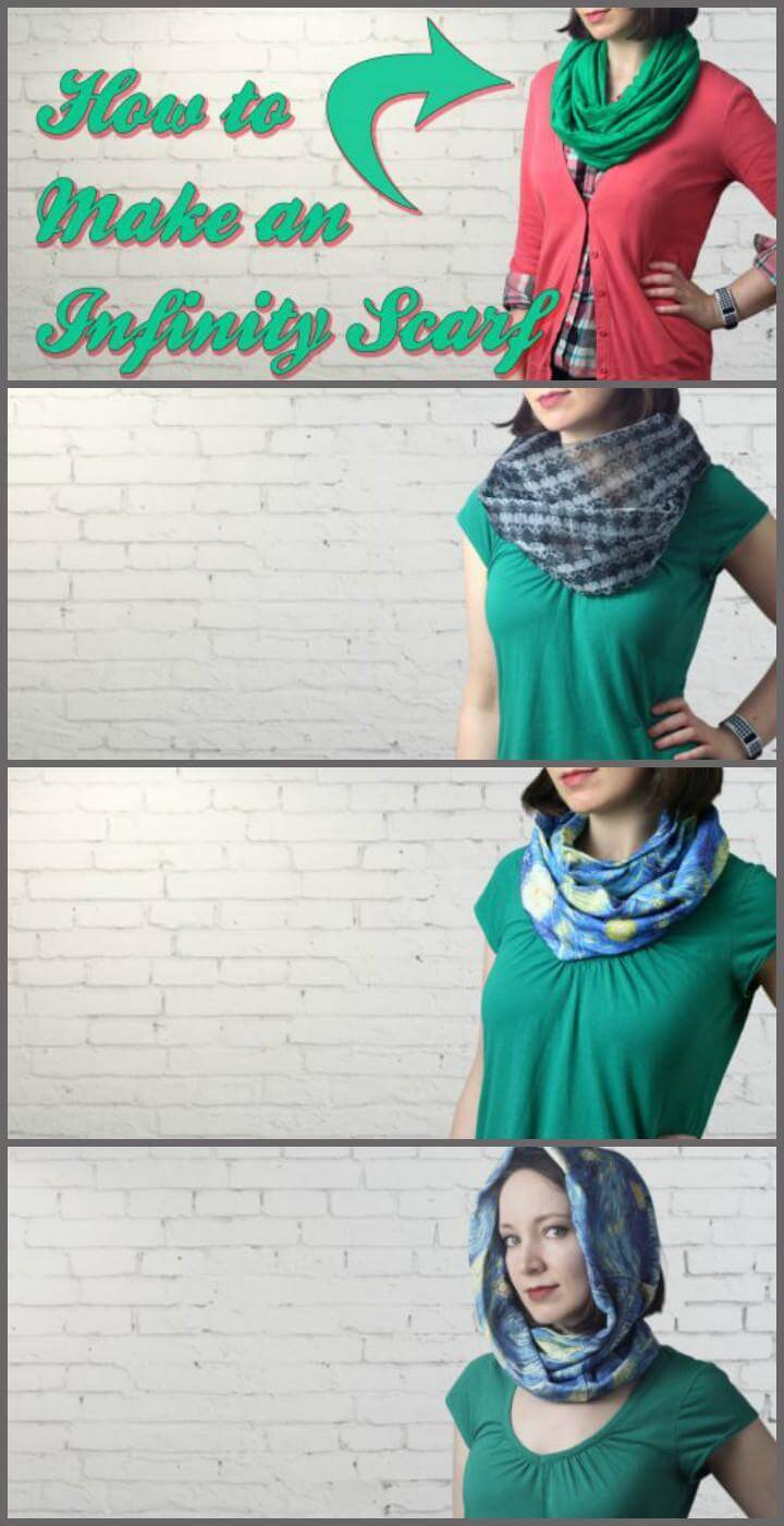 fashion-worthy DIY infinity scarf