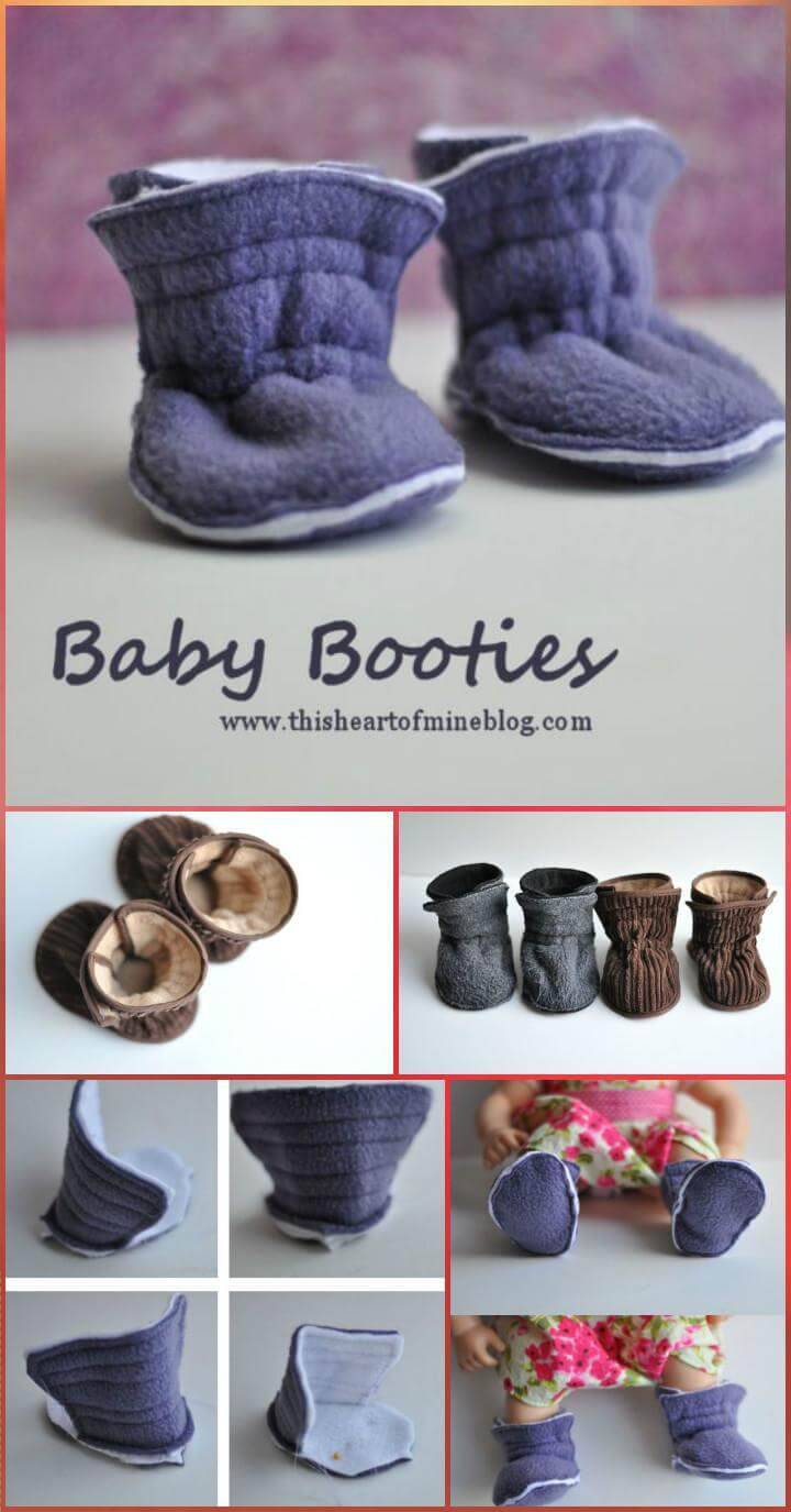 easy handcrafted baby booties