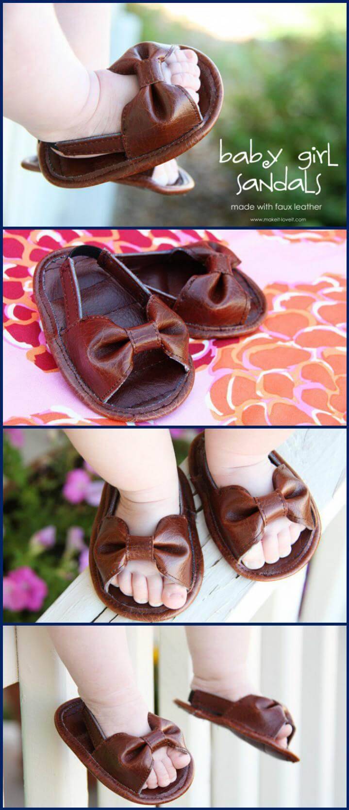 cute handcrafted baby sandals
