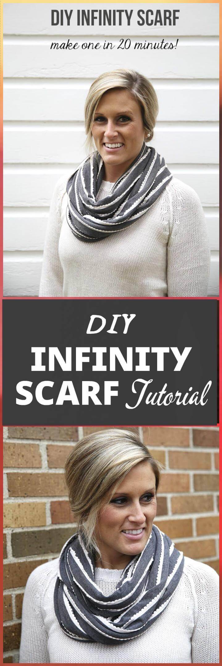 self-made infinity scarf