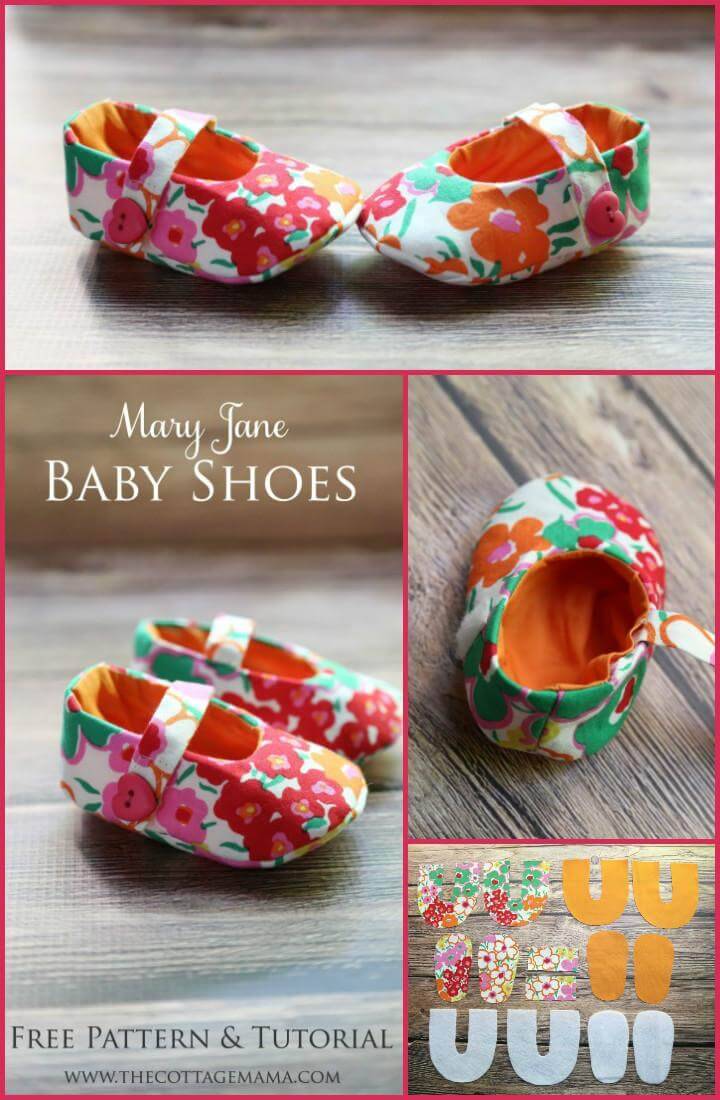 handmade Mary Jane baby shoes