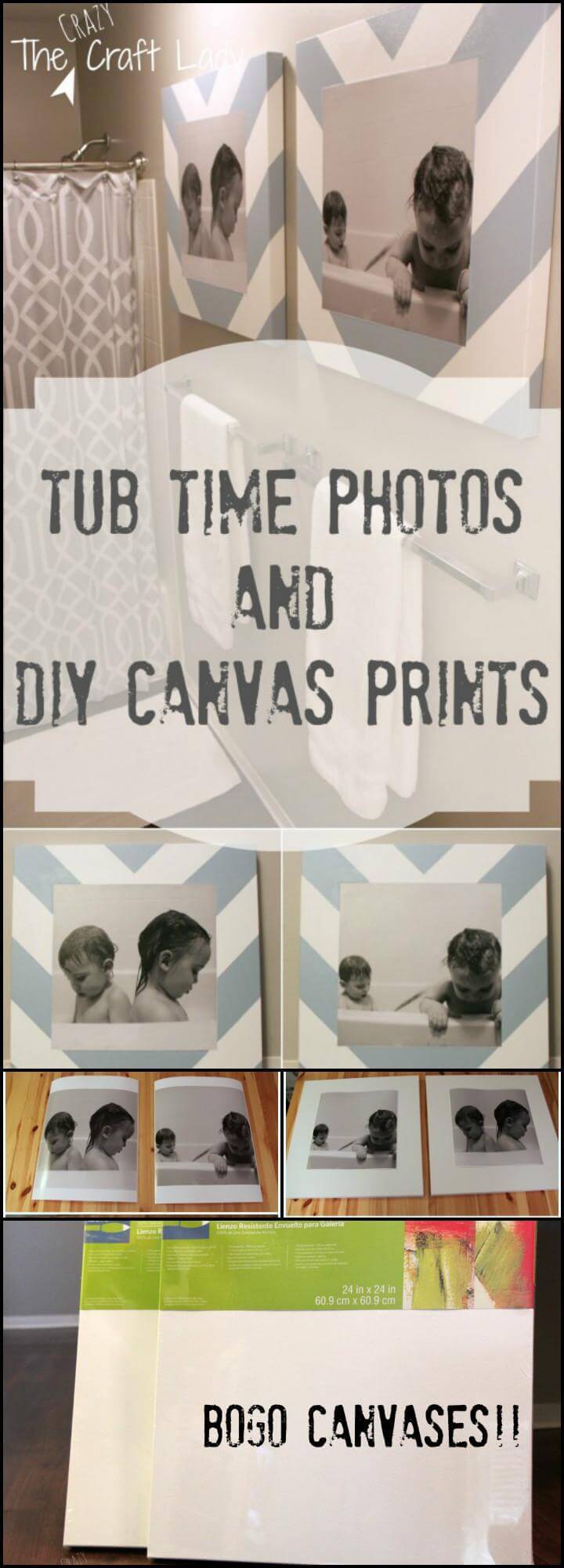 beautiful bathroom time photos and DIY canvas prints