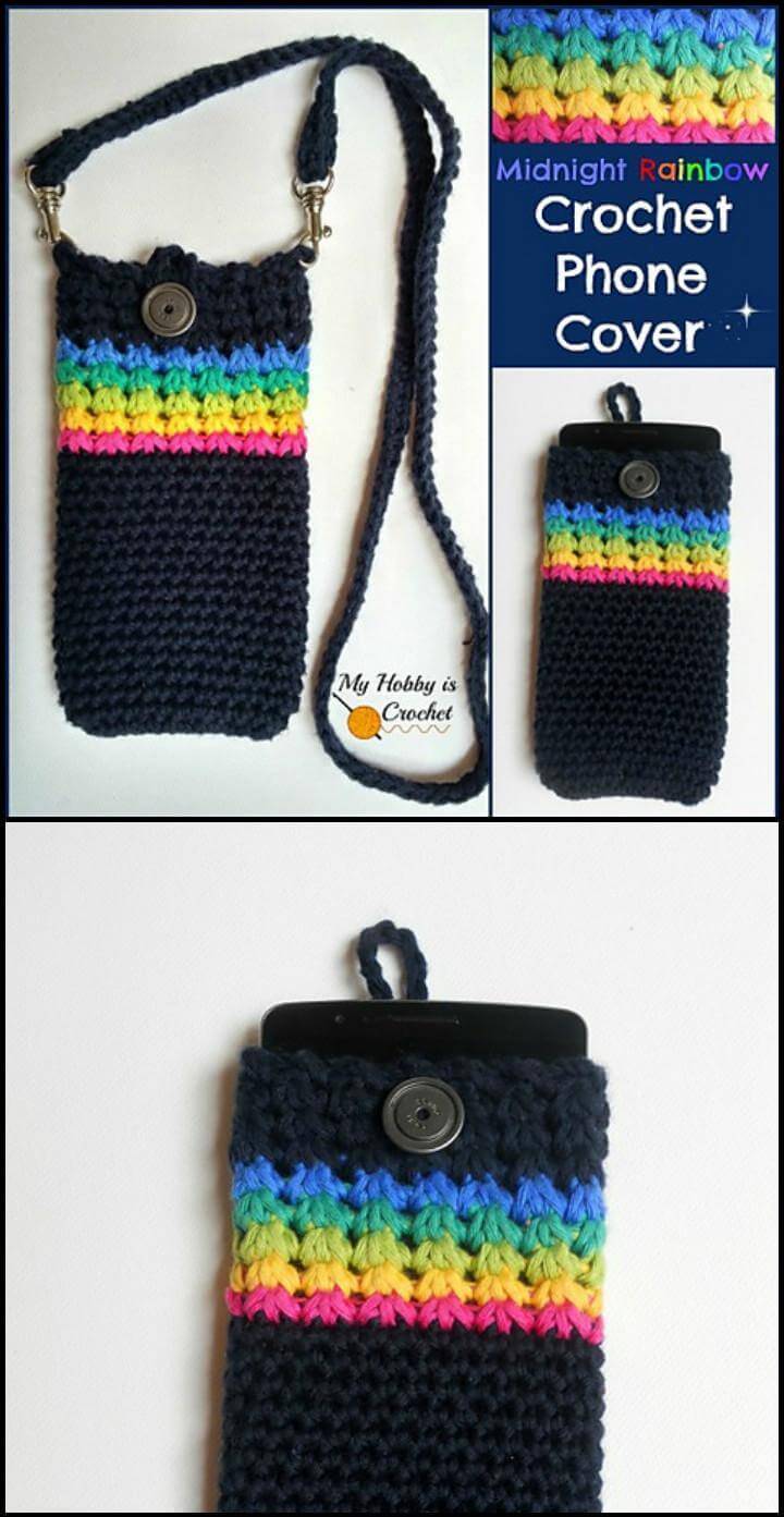 free crochet phone cover or case