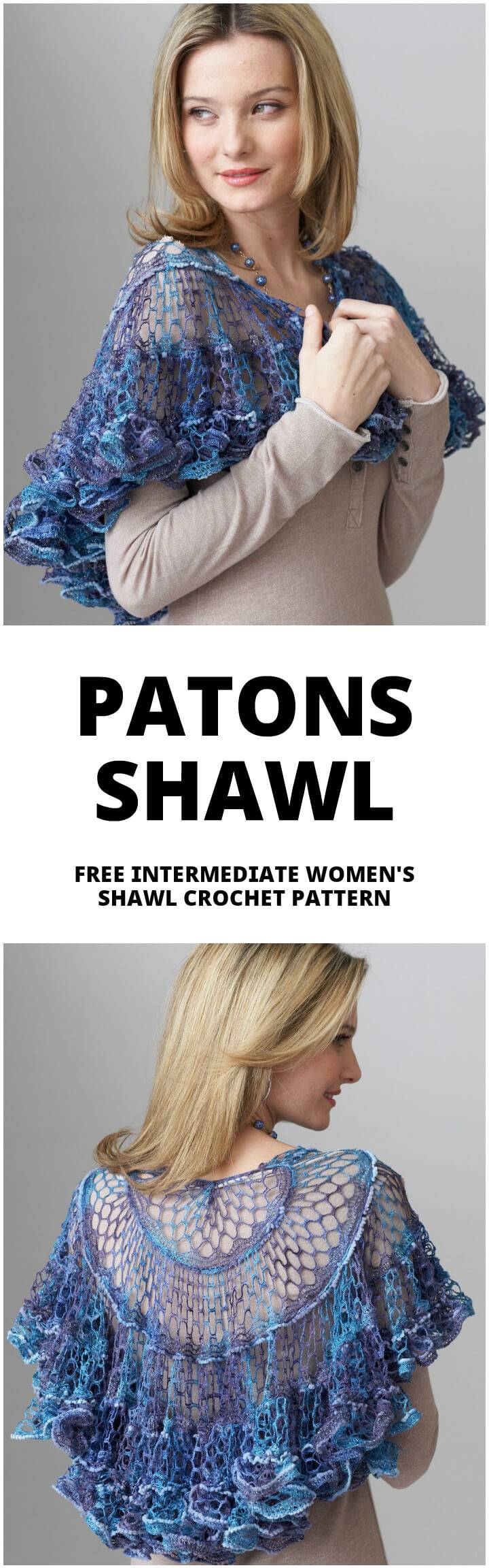 beautiful crochet patons shawl