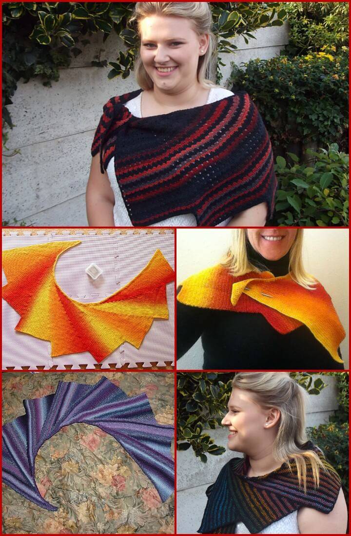crochet wingspan shawl