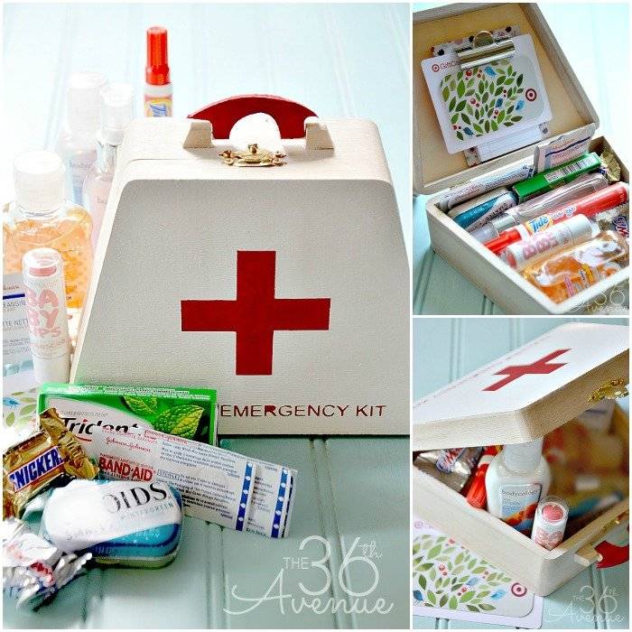 back to school emergency kit gift basket