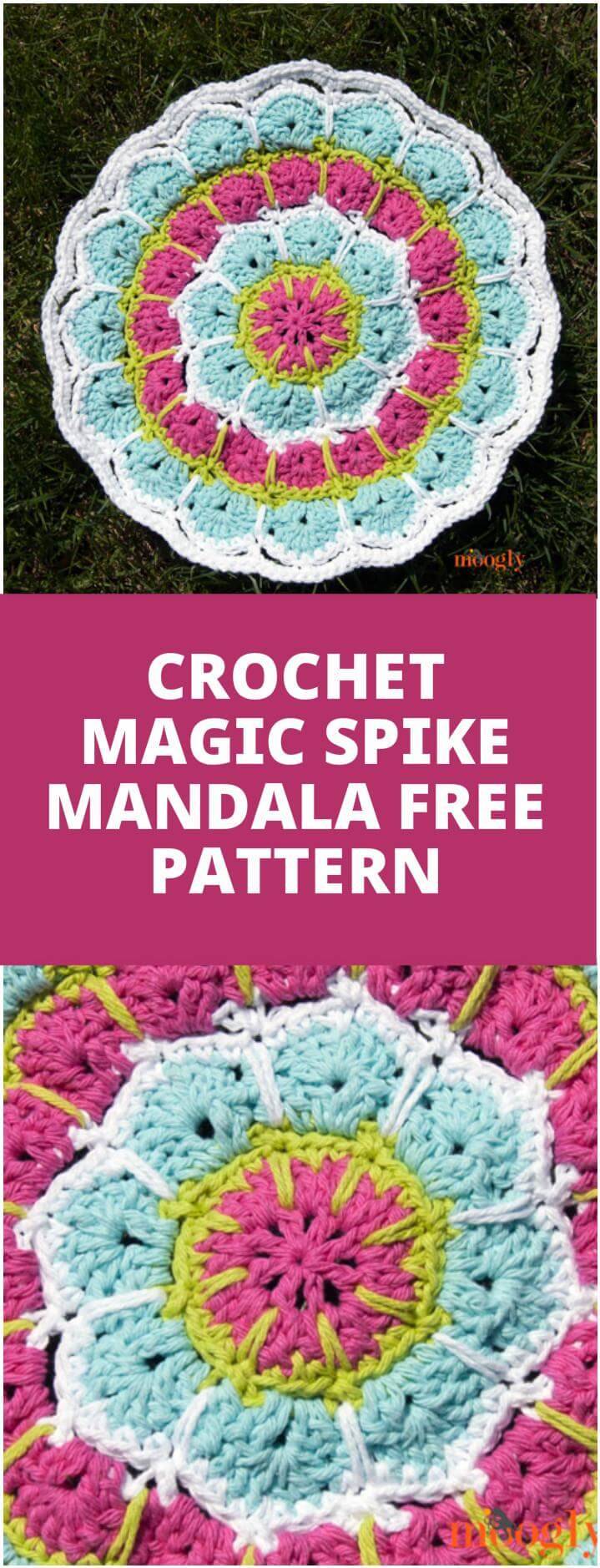 60+ Free Crochet Mandala Patterns ⋆ DIY Crafts