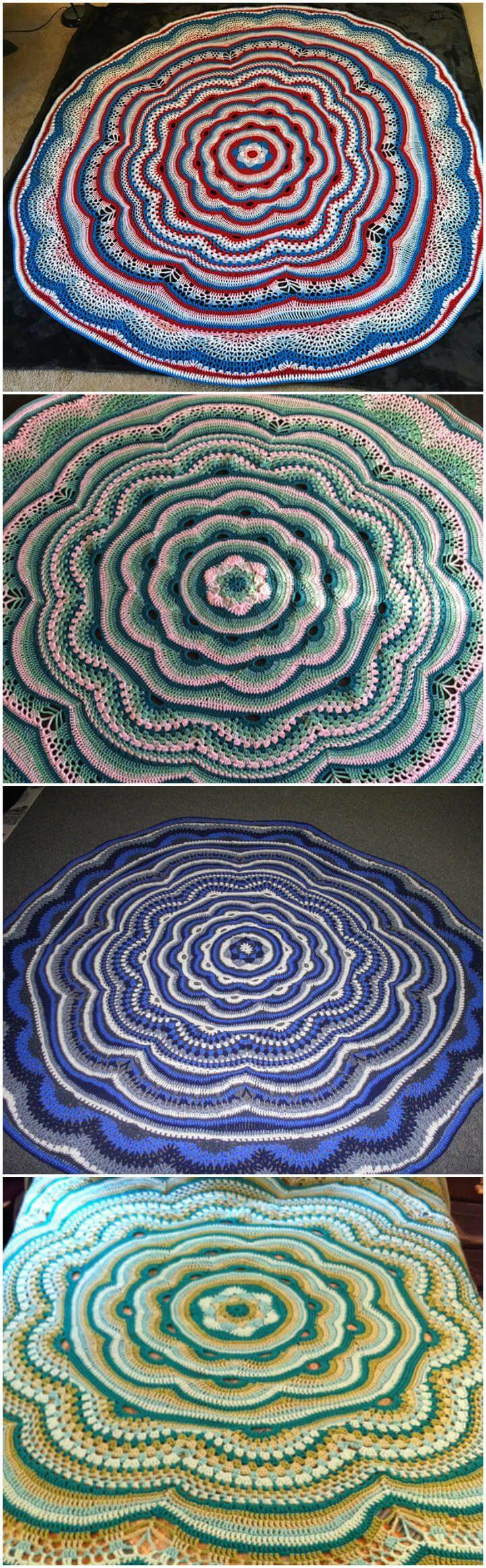 crochet tides of change mandala