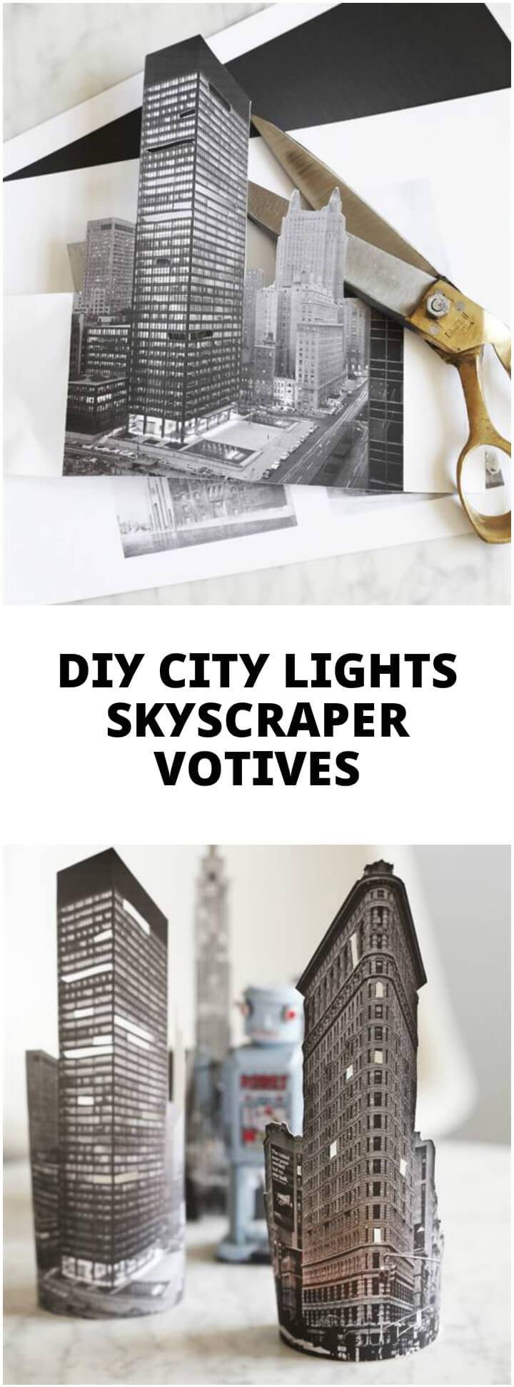 easy city lights skyscraper votives