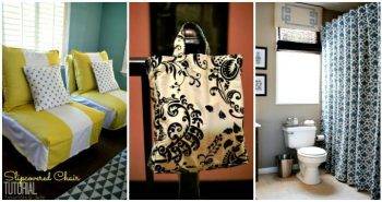 DIY Home Decor Projects Using Old Curtains