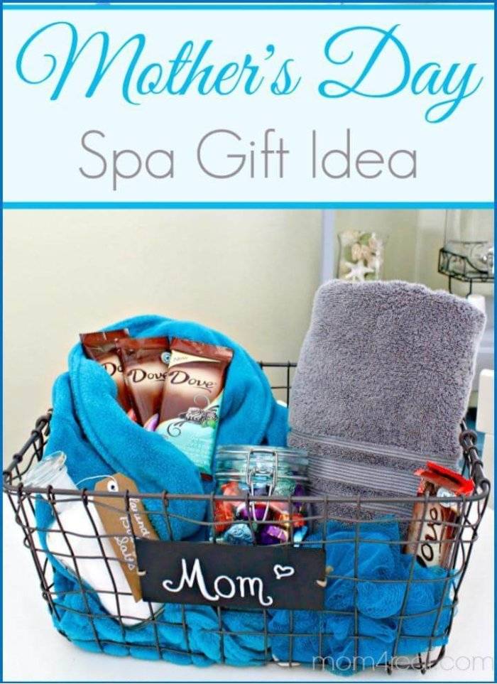 easy Mother's Day spa gift basket