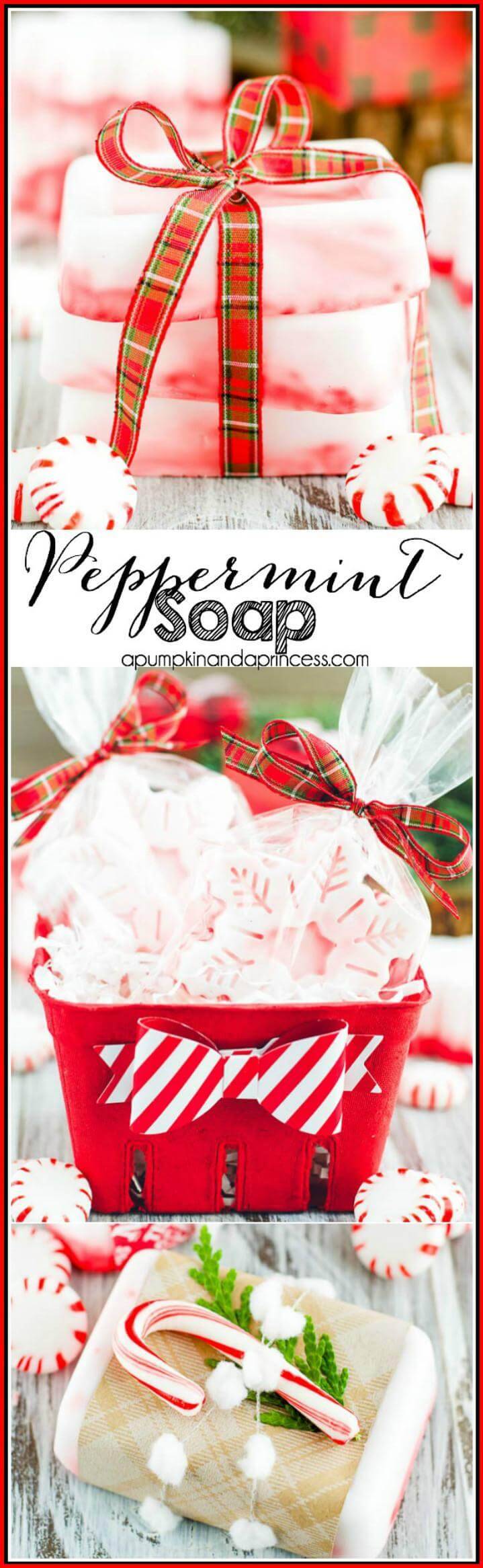 easy peppermint soap gift basket