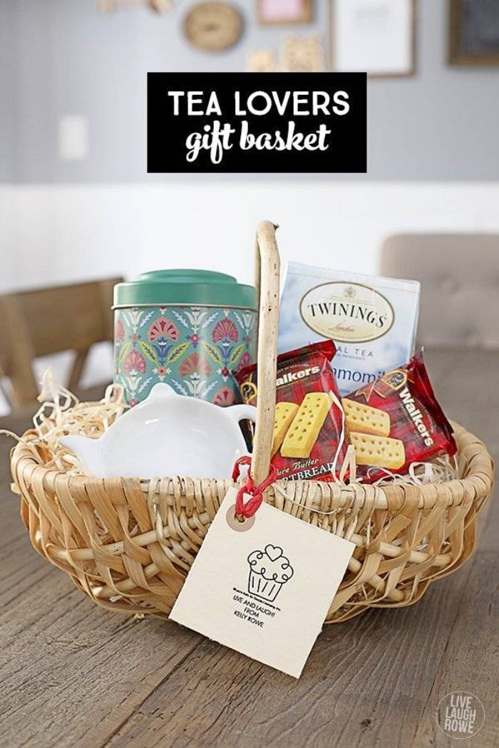 easy tea lovers gift basket