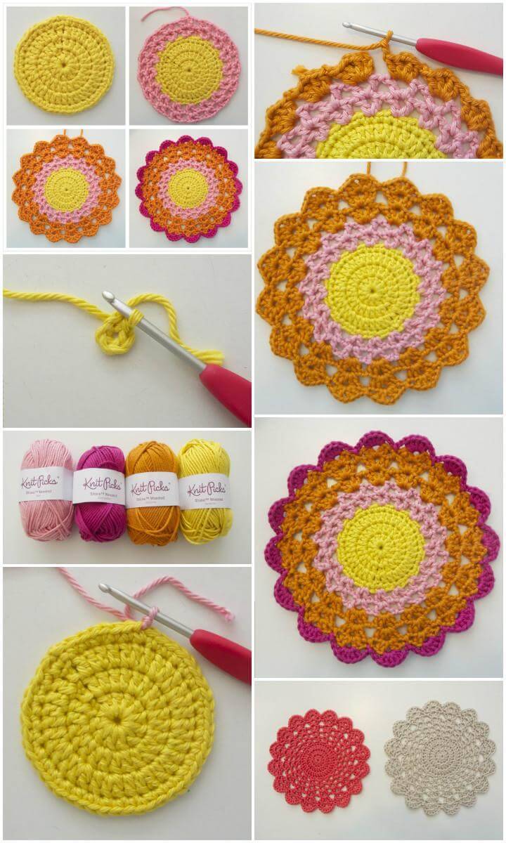 crochet easy mandala tutorial