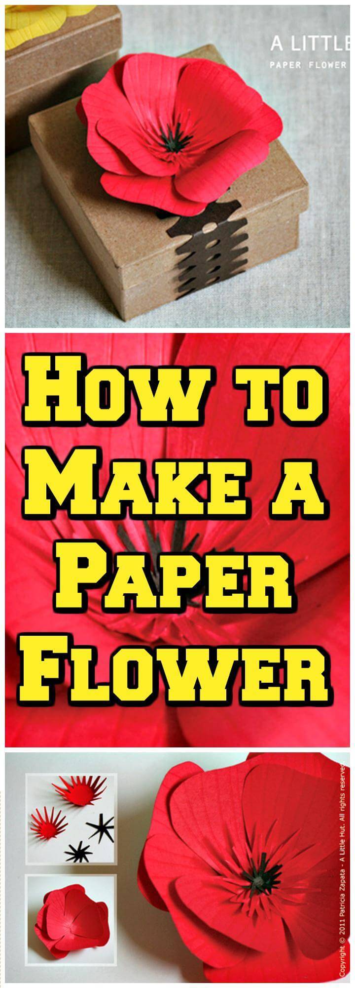 DIY paper flower tutorial