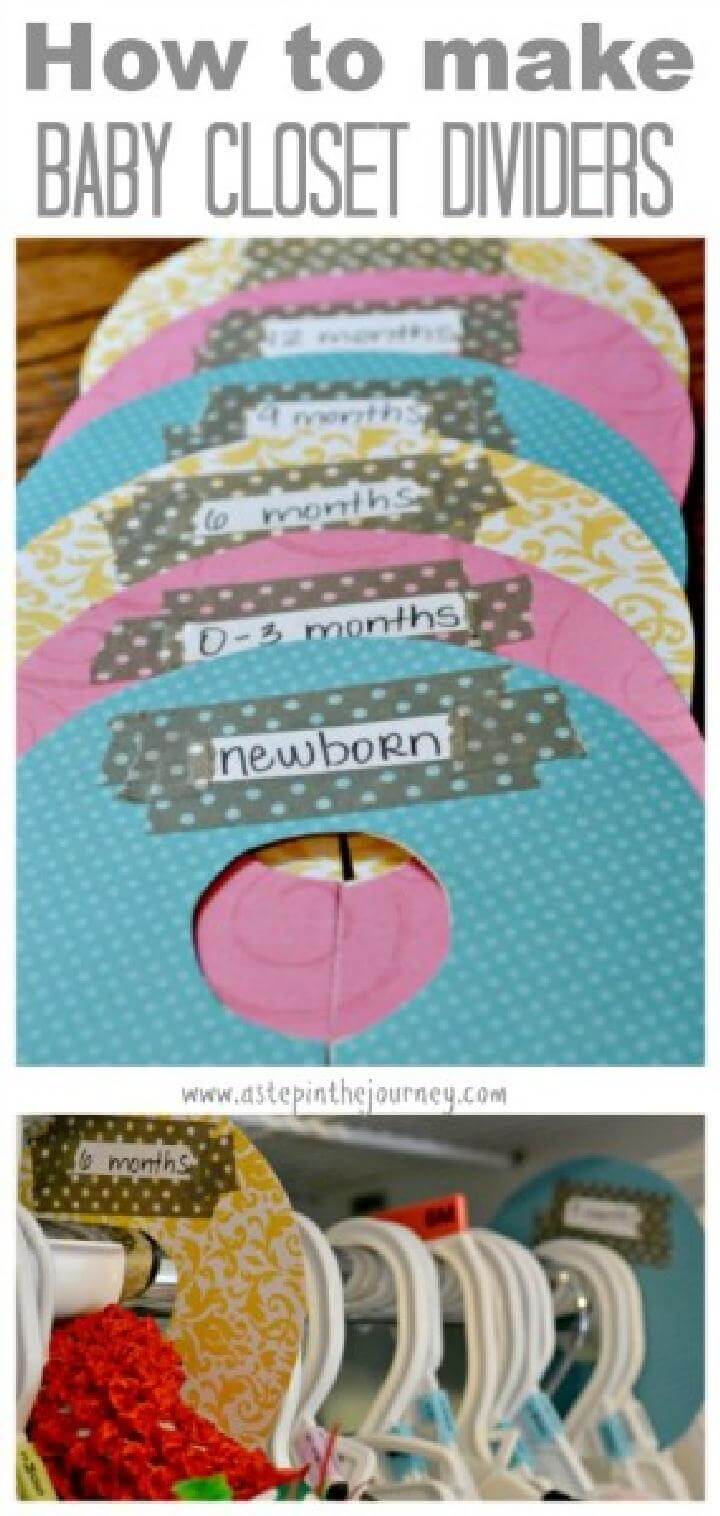 DIY Baby Closet Dividers Tutorial