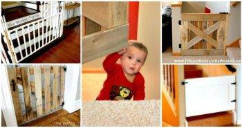 40 Cheap DIY Baby Gate Plans and Ideas
