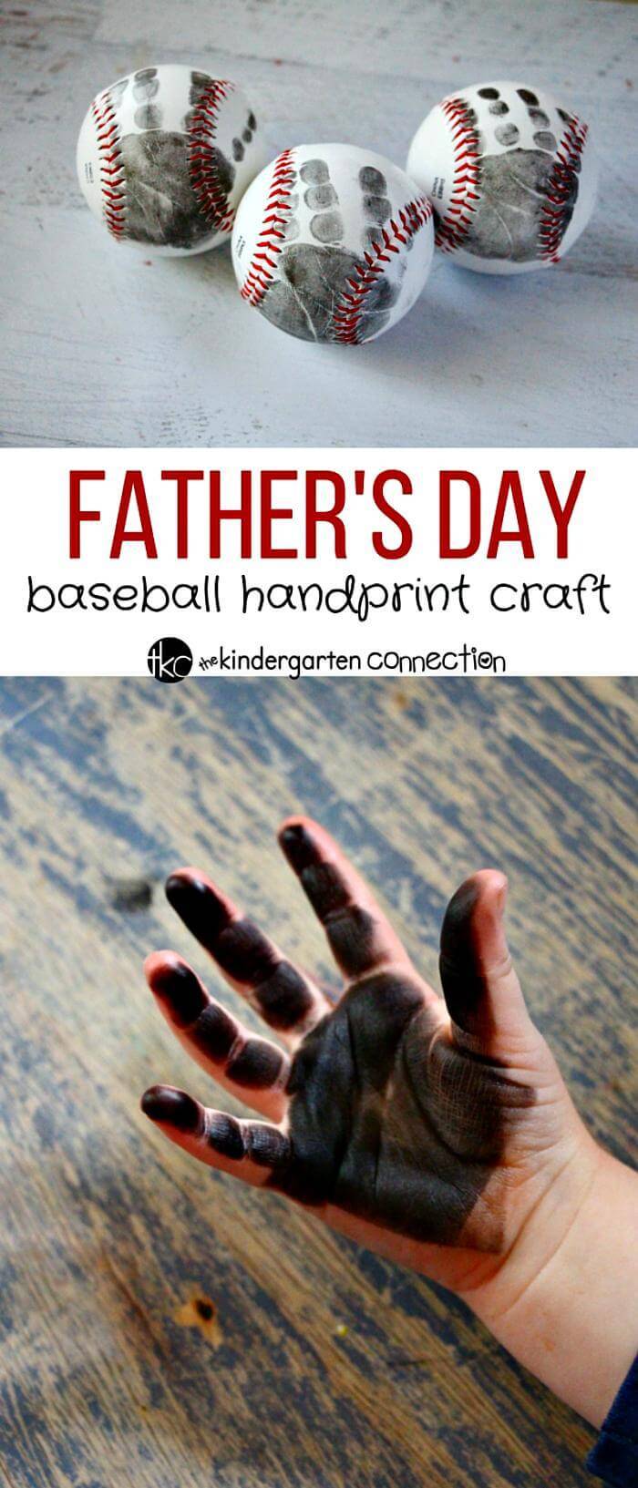 DIY Father’s Day Baseball Craft