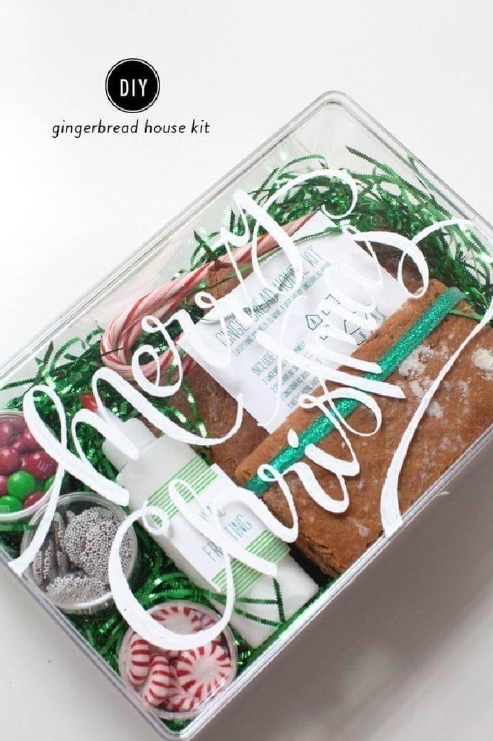 DIY Gingerbread House Kit Gift